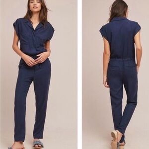Sanctuary by Anthropologie Dark Blue Grey Women's Jumpsuit